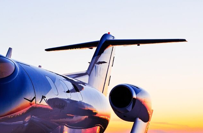 Image d’un réacteur du HondaJet.